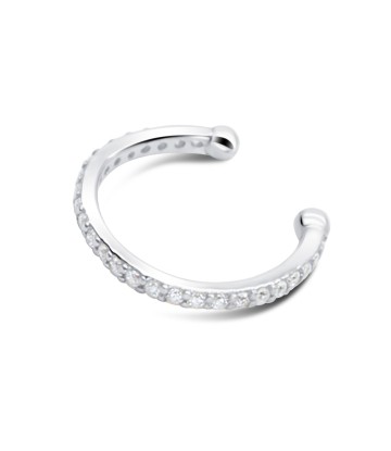 Beautiful CZ Silver Ear Cuff EC-1249
